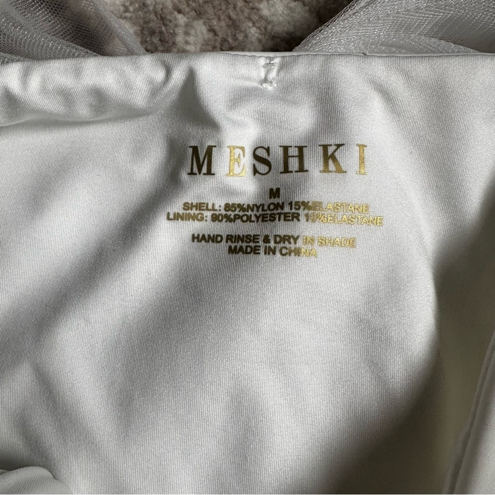 NWOT- Meshki Sheryl Bow Bikini Set - Picture 8 of 11